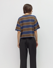 Striped Elbow Sleeve Sweater Mod Ref