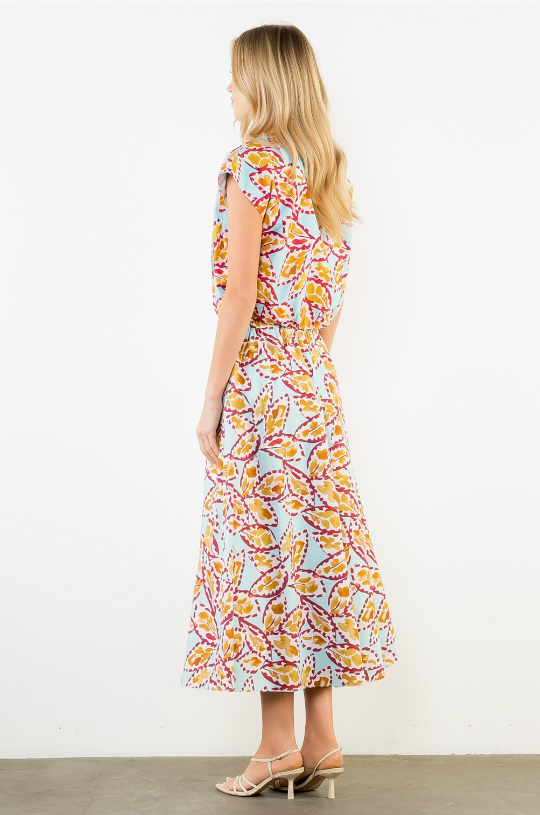 Pattern Long Skirt THML