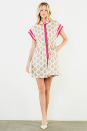 Floral & Stripe Dress THML