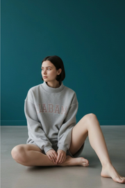 Alabama Embroidered Mock Neck Sweatshirt Bucketlist Inc.