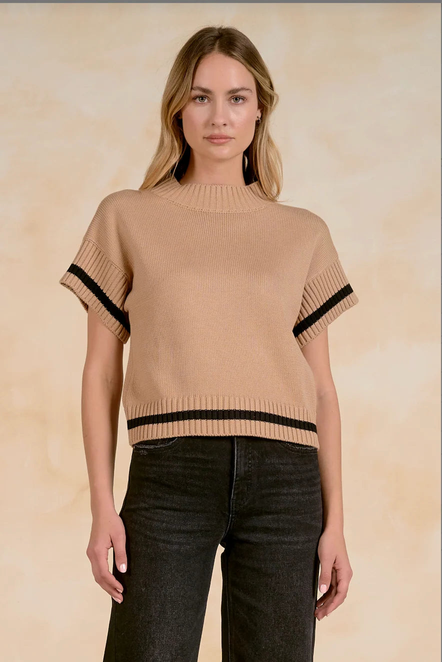 Striped Crewneck Sweater Elan