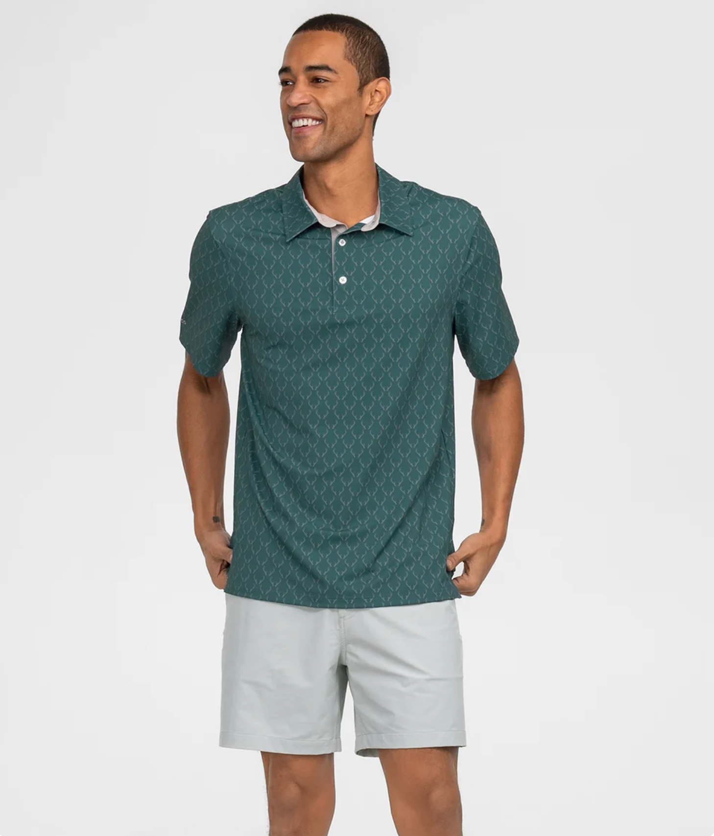LOVE OF THE HUNT PRINTED POLO Southern Shirt Co.