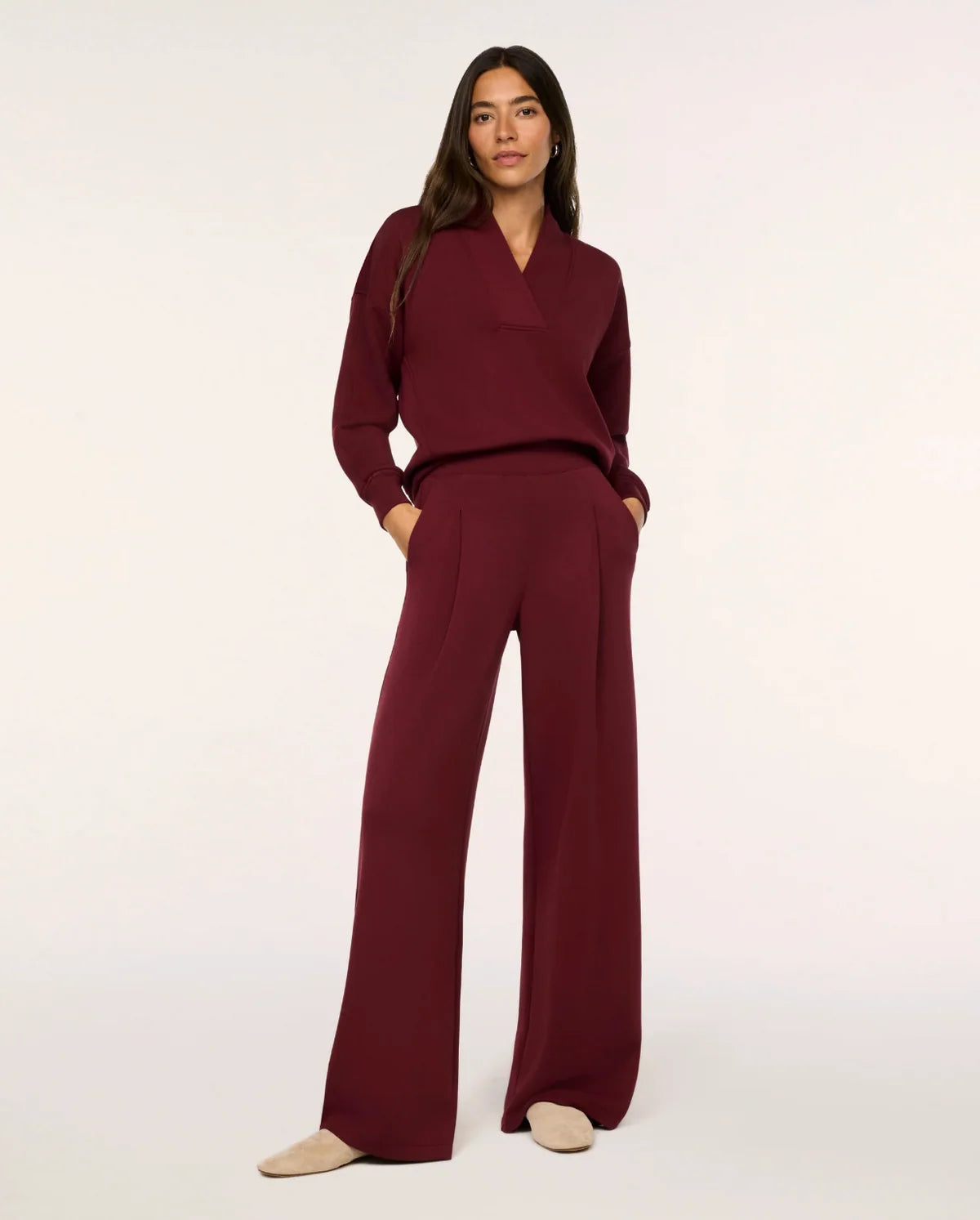 Spanx AirEssentials® Pleated Wide Leg Pant Spanx