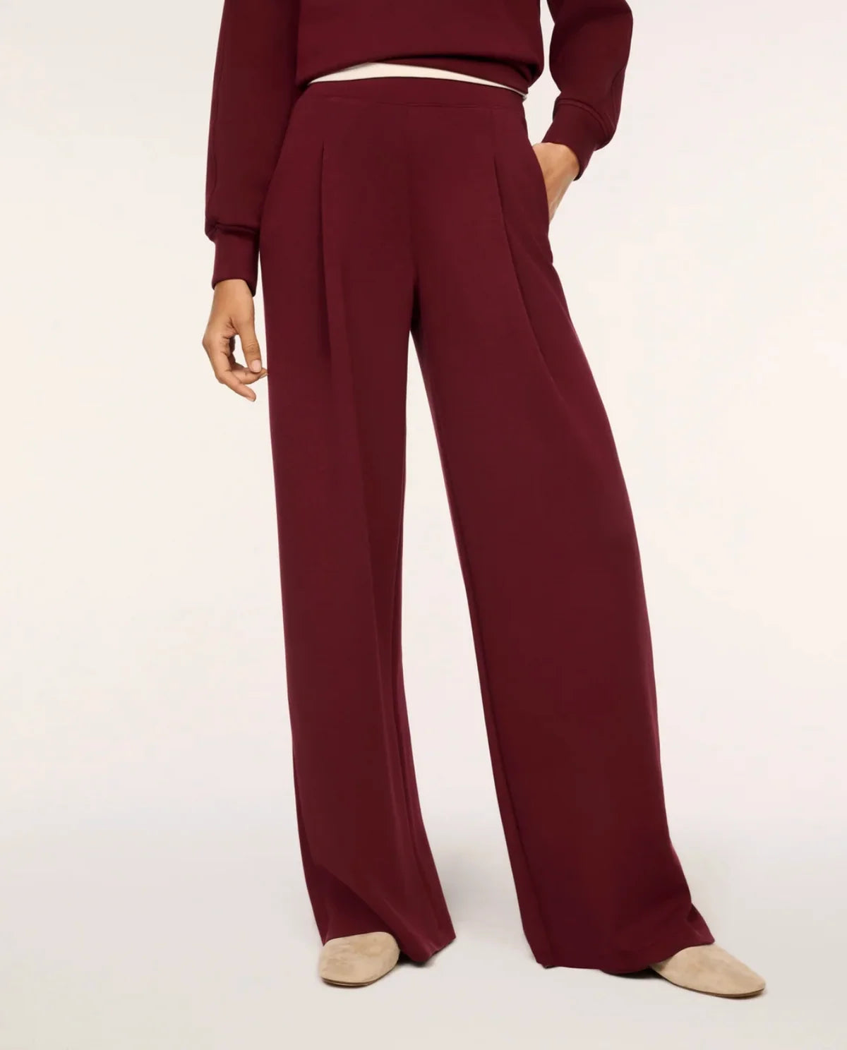 Spanx AirEssentials® Pleated Wide Leg Pant Spanx