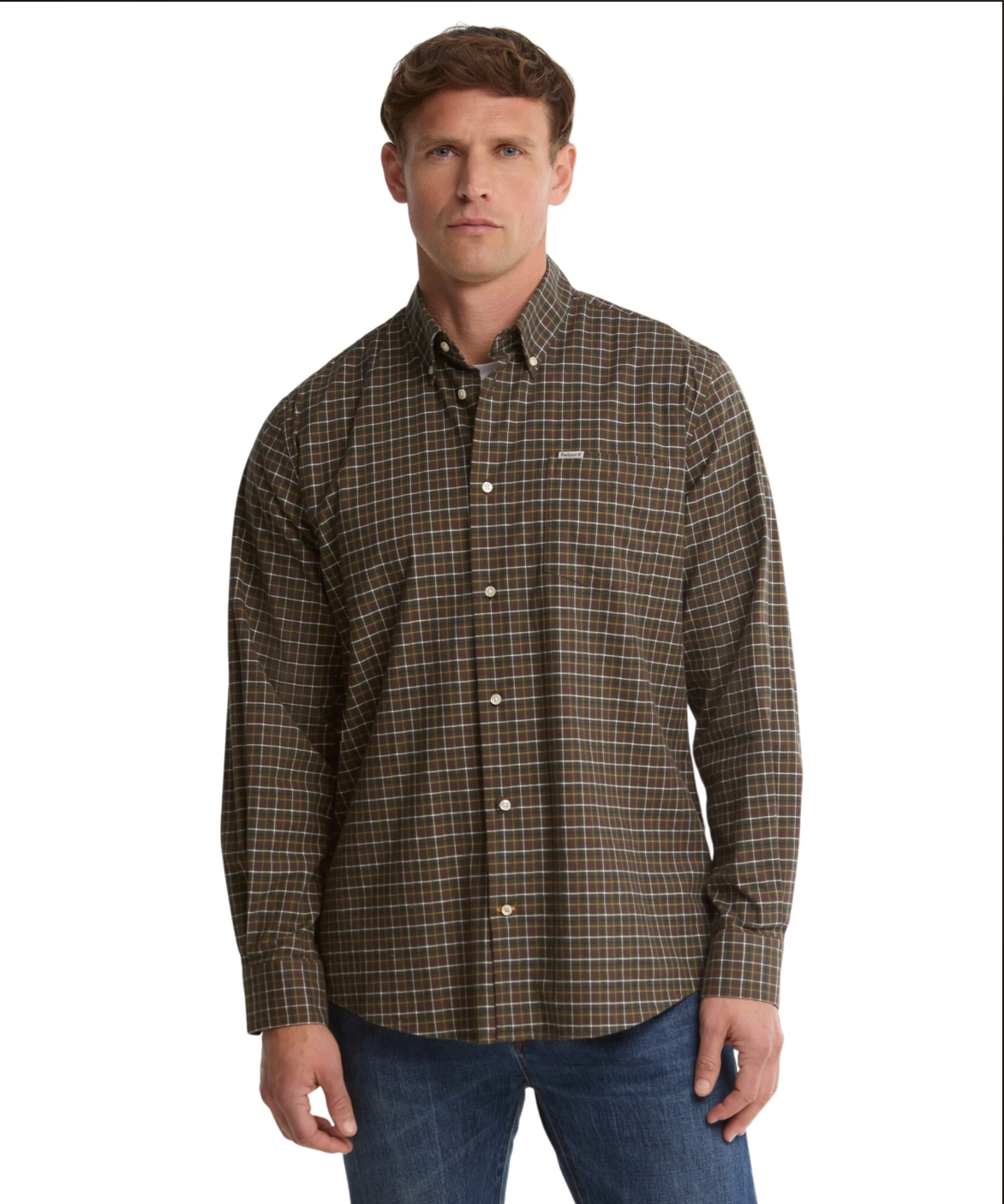 Men's Alderwood Regular Fit Tattersall Shirt | Barbour Barbour