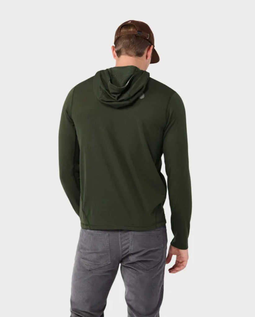 Men's Trax Power Grid Half Zip Hoodie Stio