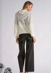 Chrissy Two-Tone Sweater Elan