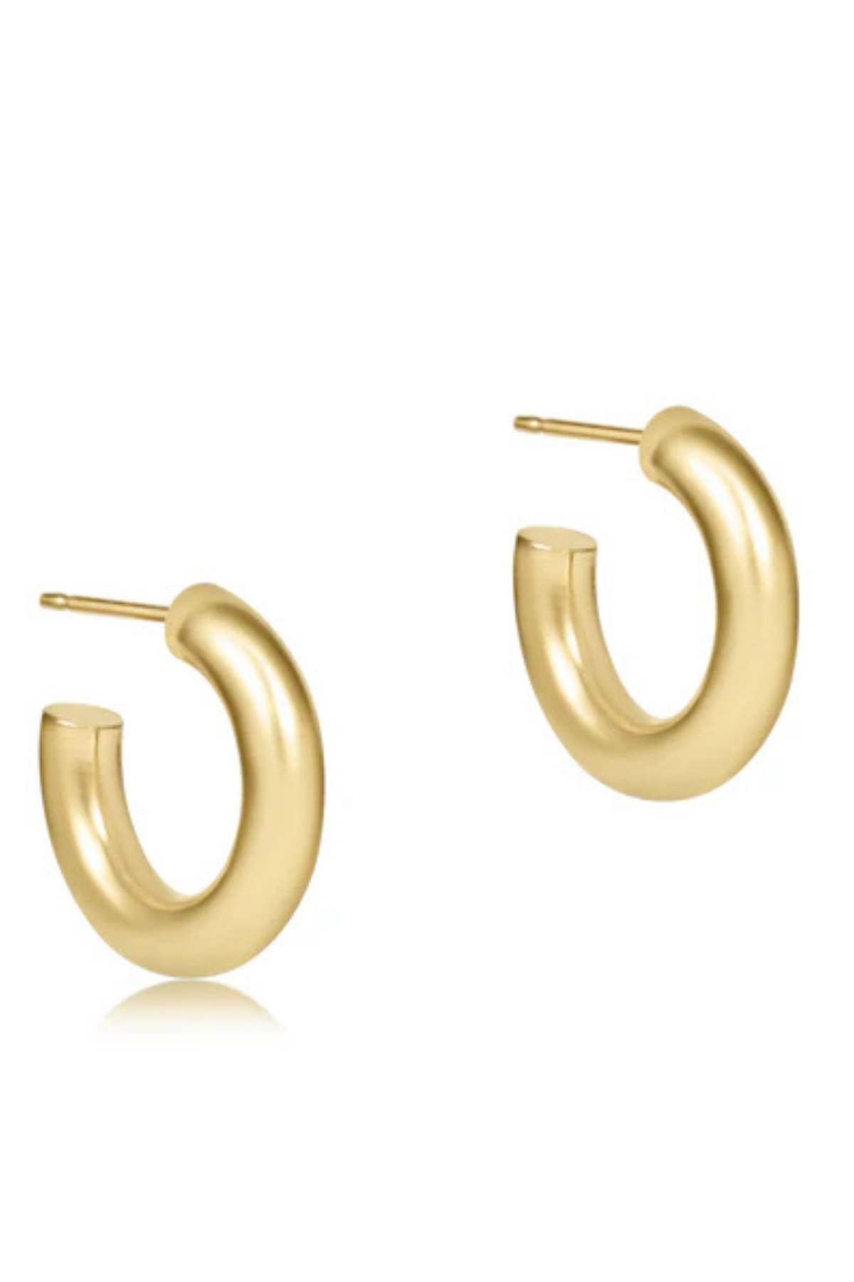 ROUND GOLD .5 POST HOOP 4MM SMOOTH Shop Expeditions