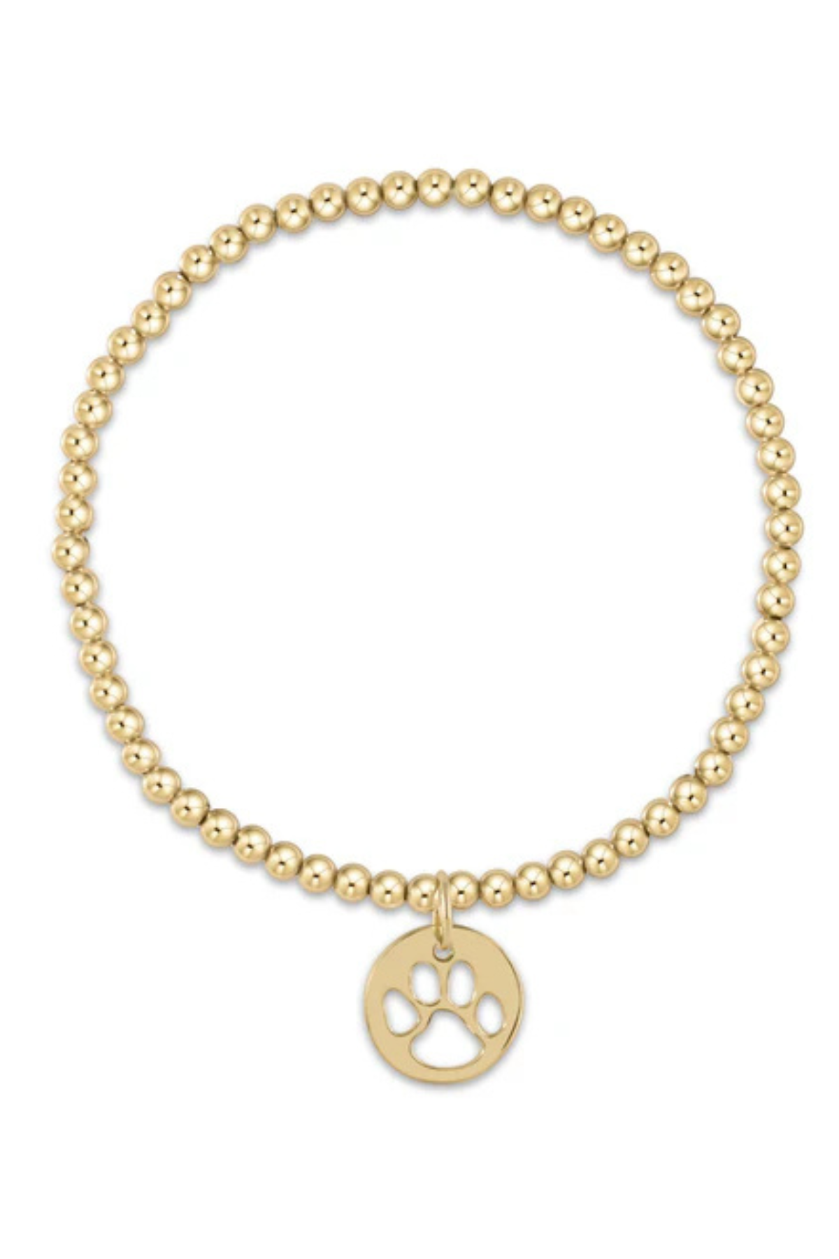 CLASSIC GOLD 3MM BEAD BRACELET PRINT GLD Shop Expeditions