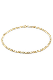 egirl Classic Gold 2mm Bead Bracelet | enewton enewton