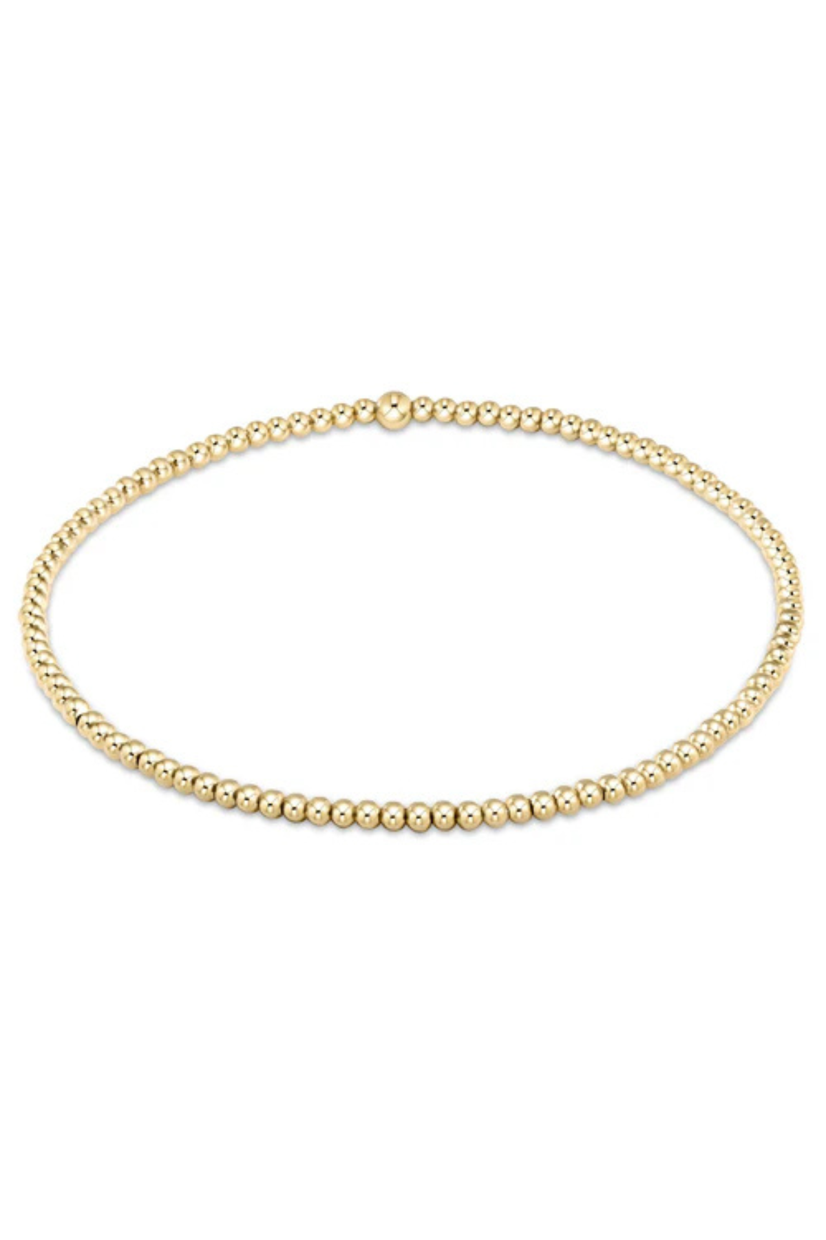 egirl Classic Gold 2mm Bead Bracelet | enewton enewton