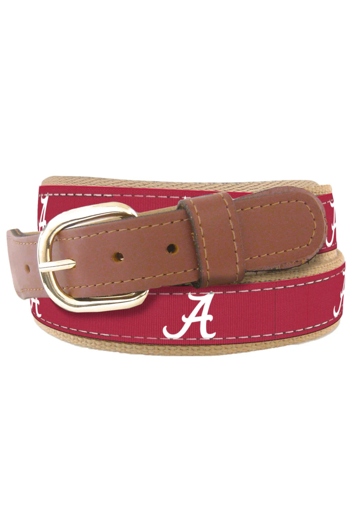 Alabama Crimson Tide Men's Collegiate Woven Ribbon Belt Zep-Pro