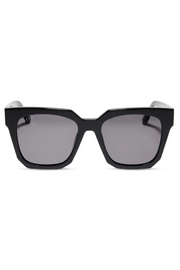 Ariana Square Sunglasses in Black/Grey Gradient | Diff Eyewear Diff Eyewear
