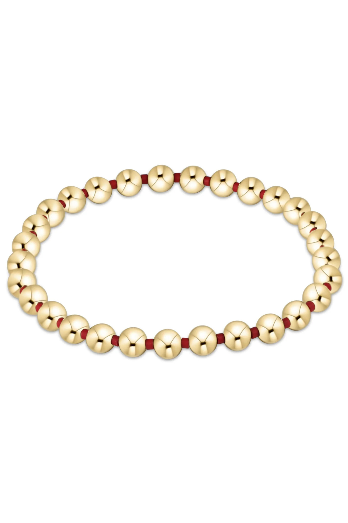Gameday Hope Grateful 5mm Bead Bracelet - Crimson | enewton enewton