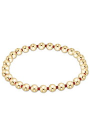 Gameday Hope Grateful 5mm Bead Bracelet - Crimson | enewton enewton