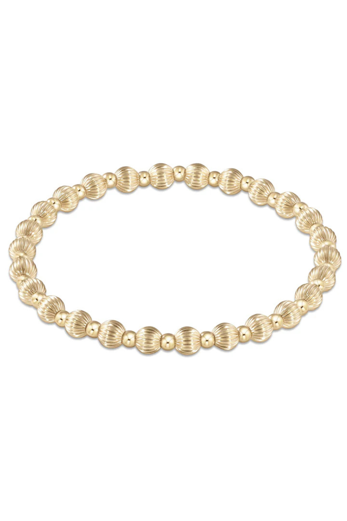 Extends Dignity Grateful Pattern 5mm Bead Bracelet | enewton enewton