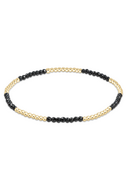 Bliss Pattern 2mm Bead Bracelet Faceted Hematite | enewton enewton