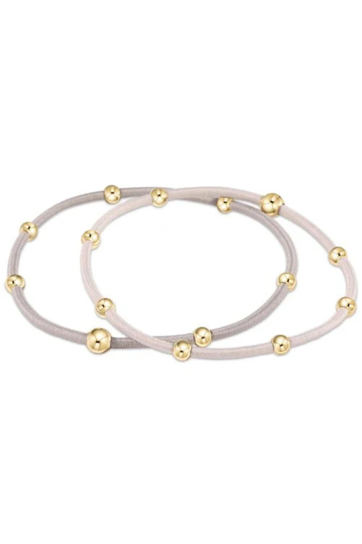 "E"ssentials Bracelet Stack Of 2 - Neutral Set | enewton enewton
