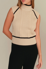 Joe Turtleneck Vest Deluc