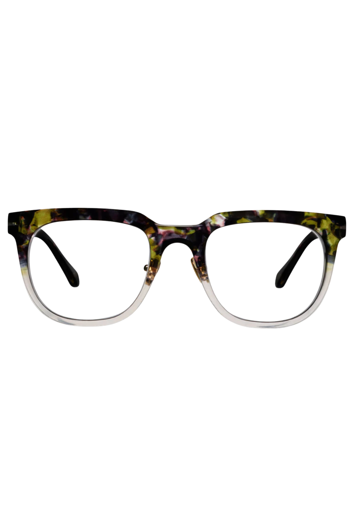Crawford Glasses in Olive Botanico/Gray | Peepers Peepers