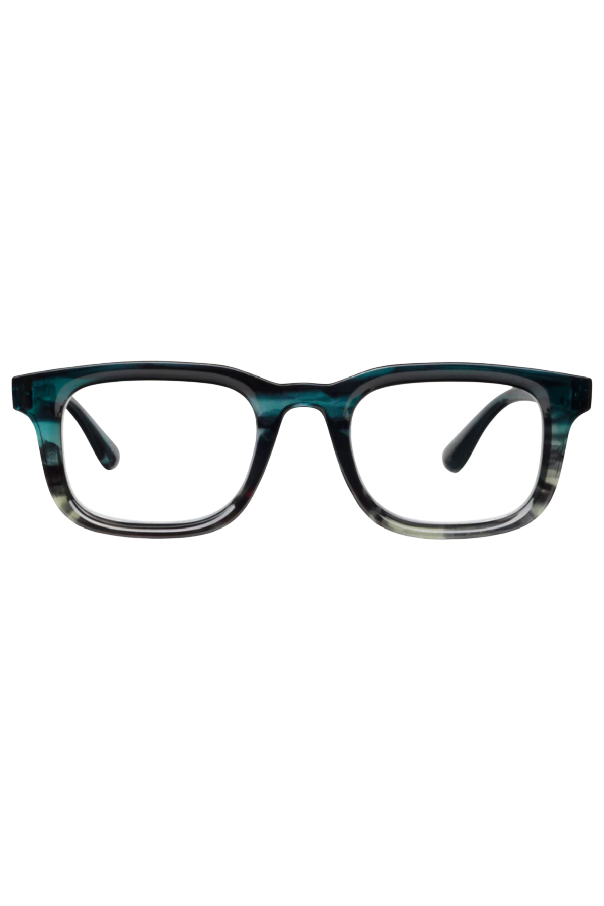 Otto Glasses in Teal Ombre Horn | Peepers Peepers