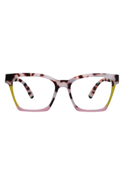 Birdie Glasses in Pink Chai Colorblock | Peepers Peepers