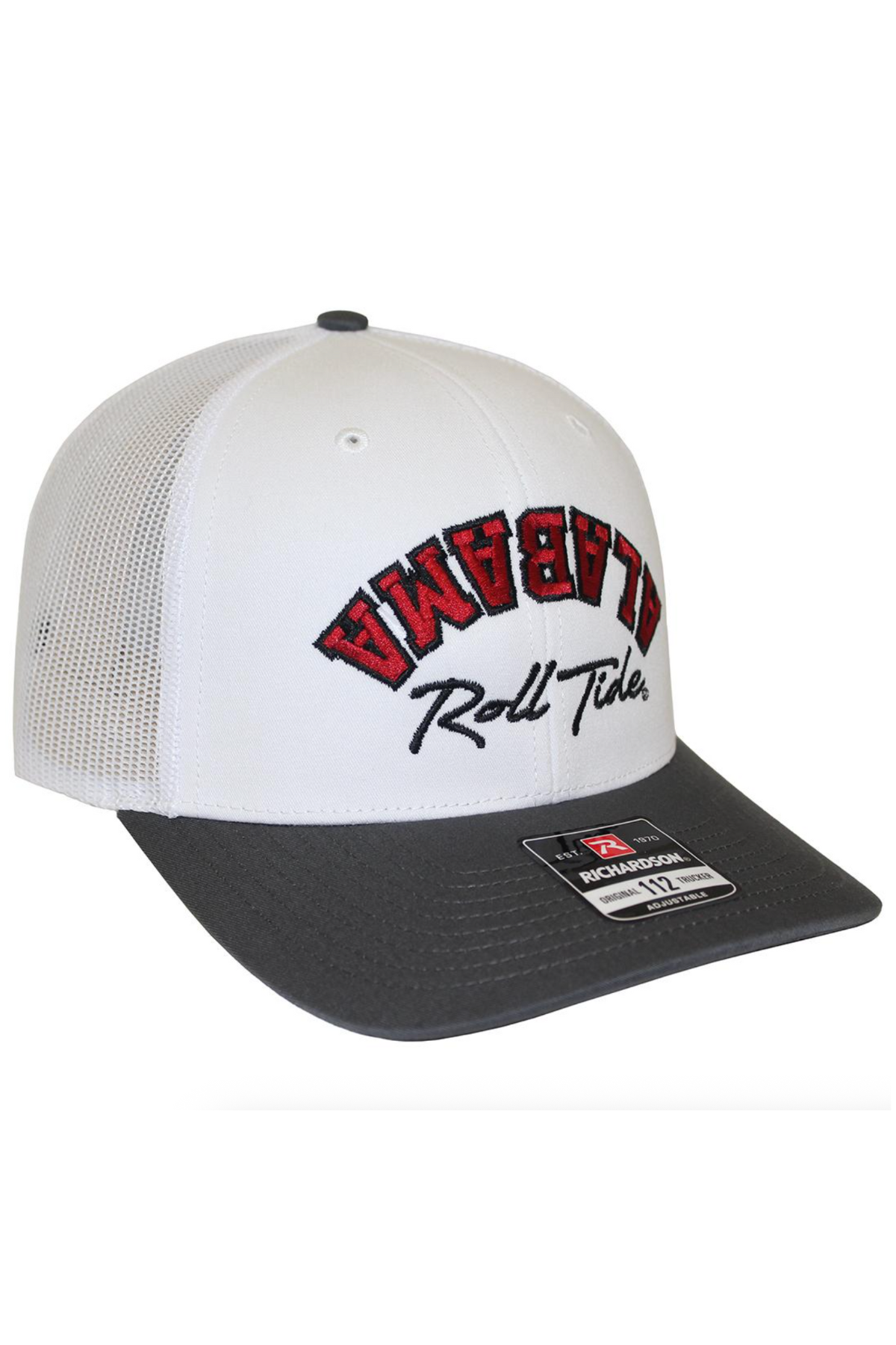 Upside Down Alabama Embroidery on Richardson 112 Trucker | Tuskwear Tuskwear Collection