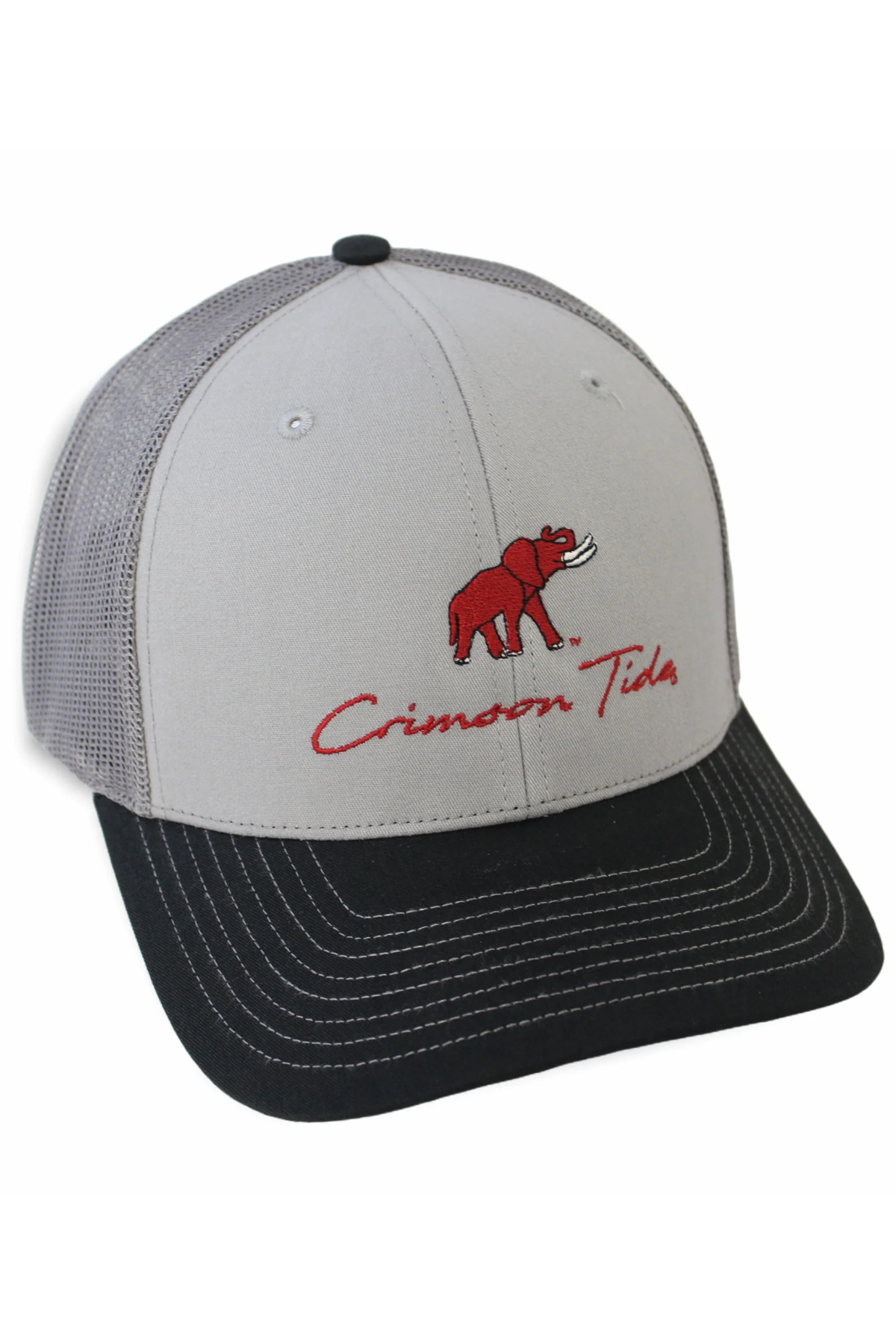 Elephant Crimson Tide Trucker Hat on a Richardson 112 | Tuskwear Tuskwear Collection