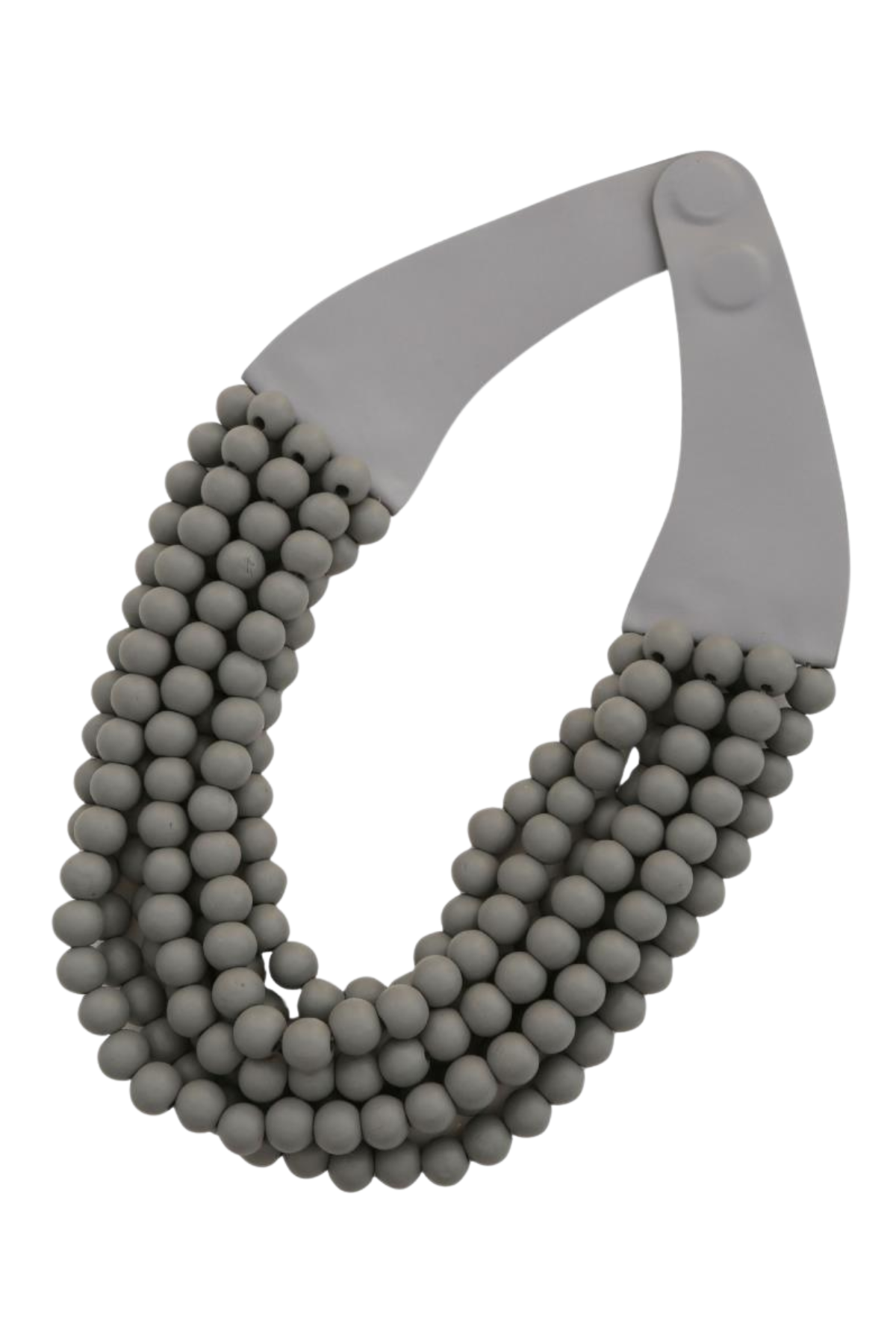 Wood Beaded Layered Necklace ANB Fashion