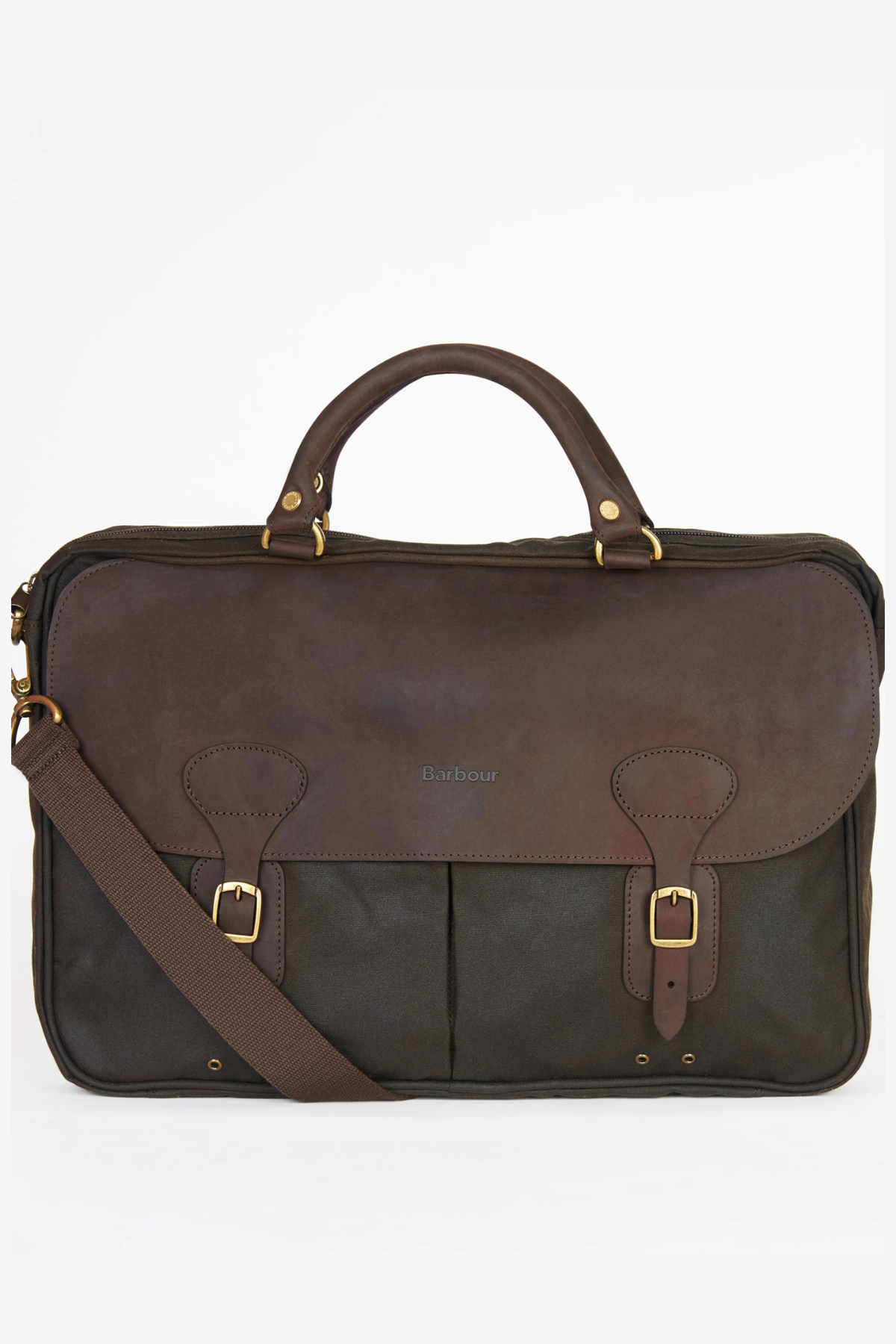 Waxed Leather Briefcase | Barbour Barbour
