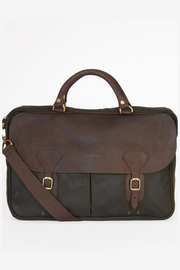 Waxed Leather Briefcase | Barbour Barbour