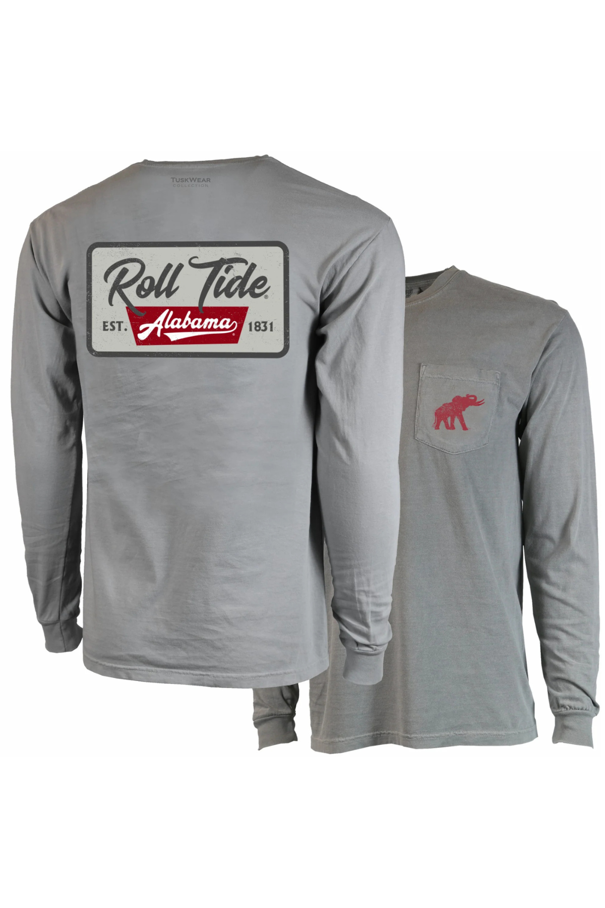 Roll Tide Alabama Tee Long Sleeve T-Shirt | Tuskwear Tuskwear Collection