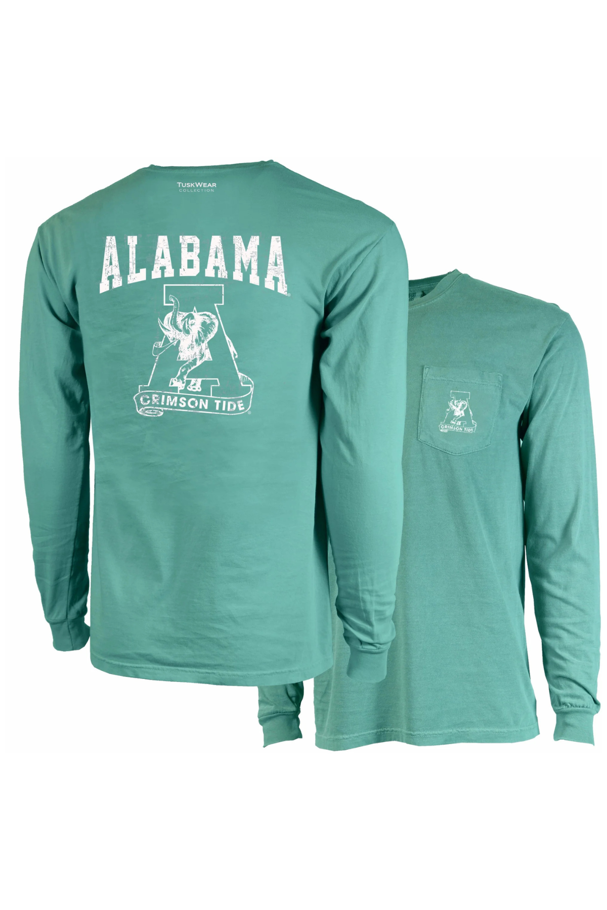 Alabama Vintage A Long Sleeve T-Shirt | Tuskwear Tuskwear Collection