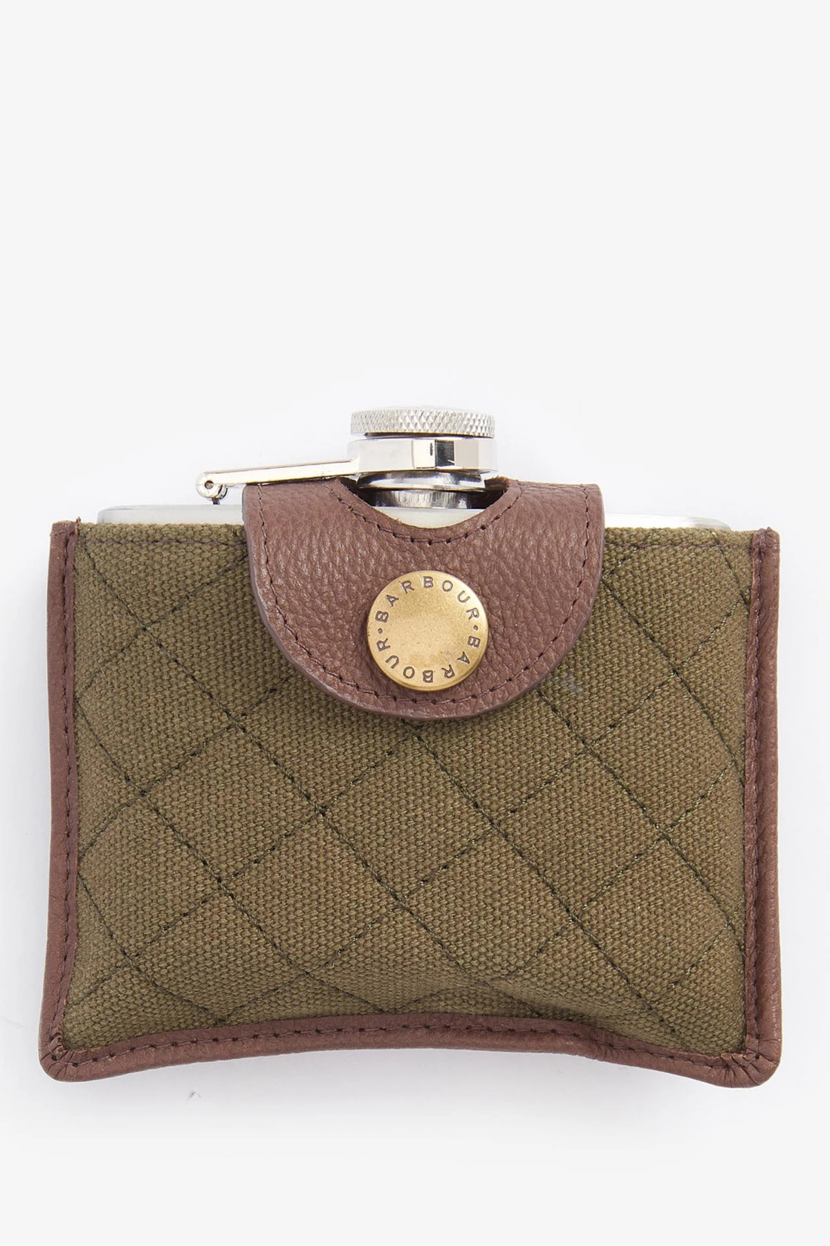 Padbury Quilted Hip Flask Barbour