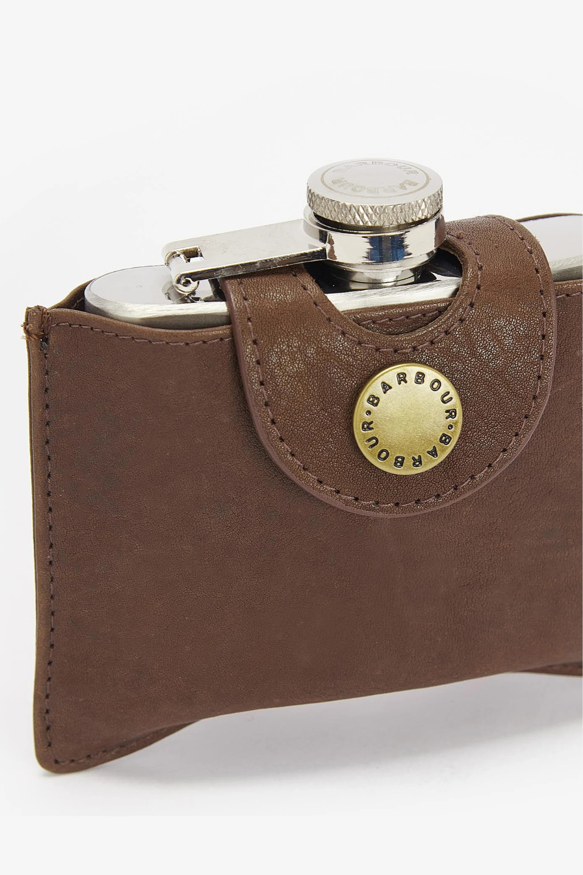 4oz Hinged Hip Flask | Barbour Barbour