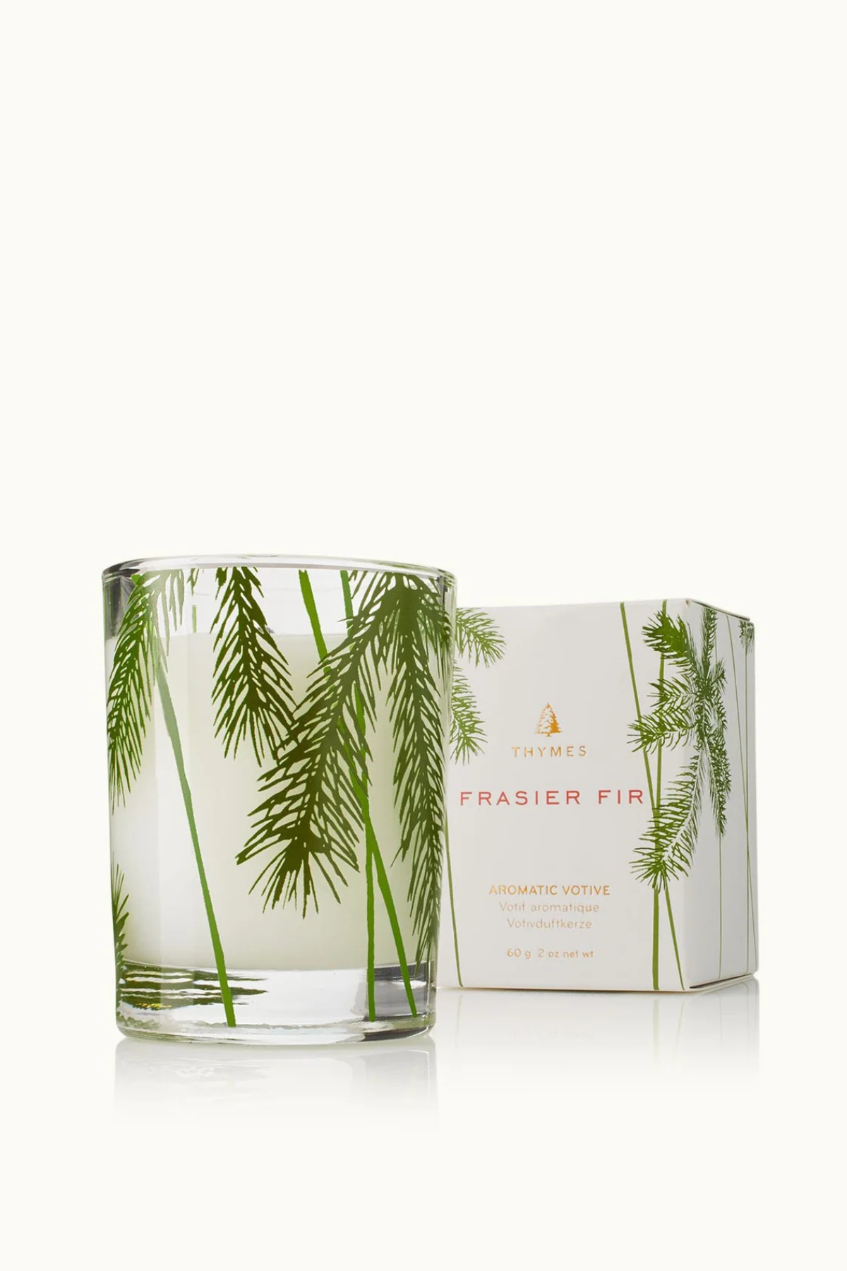 Frasier Fir Pine Needle Votive Candle Thymes