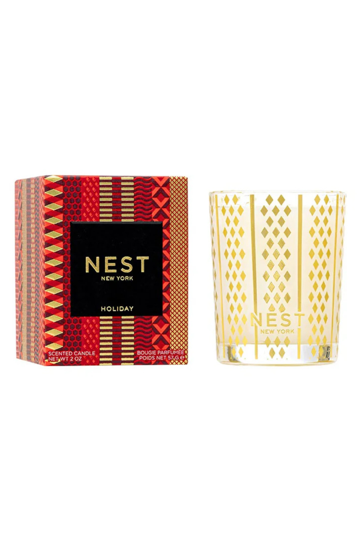Nest Holiday Votive 2oz Candle Nest