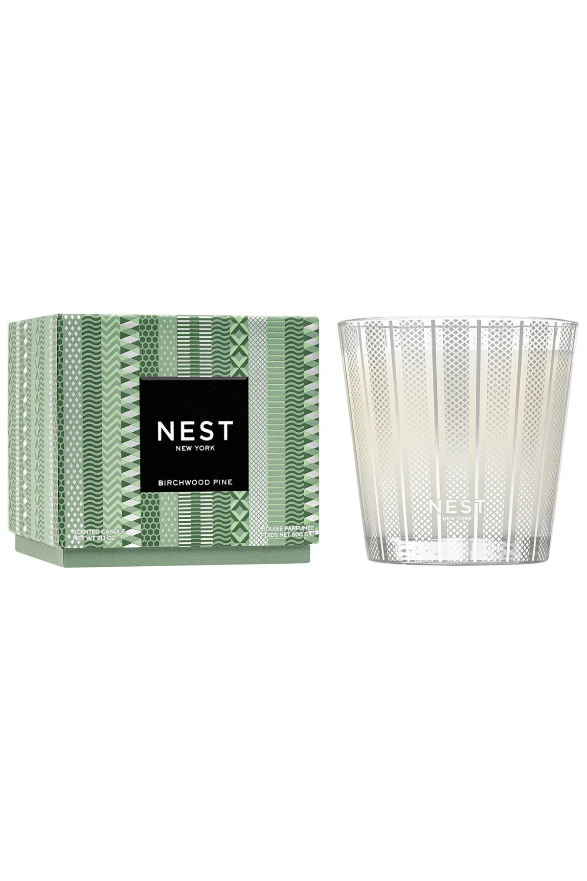 Nest Birchwood Pine 21.2oz 3-Wick Candle Nest