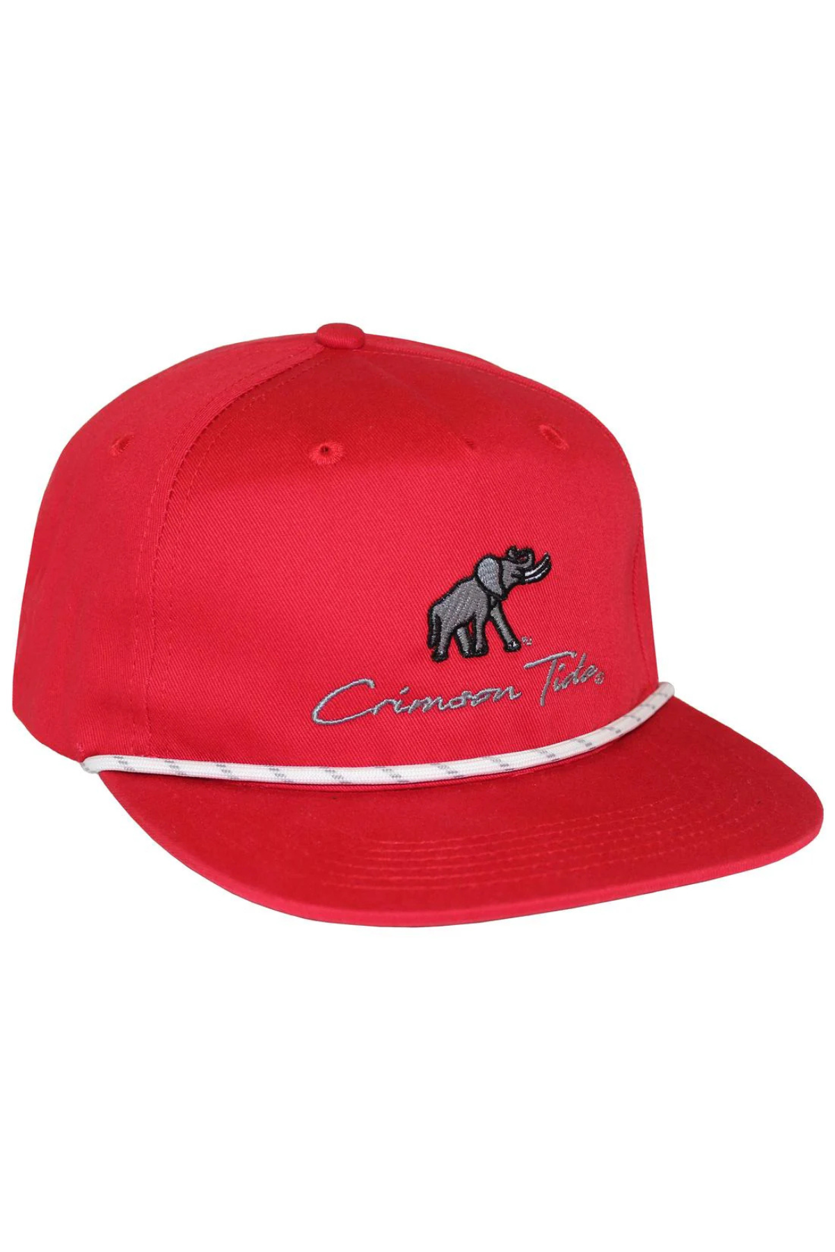 Elephant Crimson Tide Embroidery on Lost Hat Goat Rope | Tuskwear Tuskwear Collection