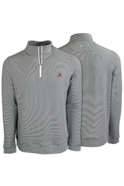 Front Nine Script "A" Striped Quarter Zip Pullover | Tuskwear Tuskwear Collection