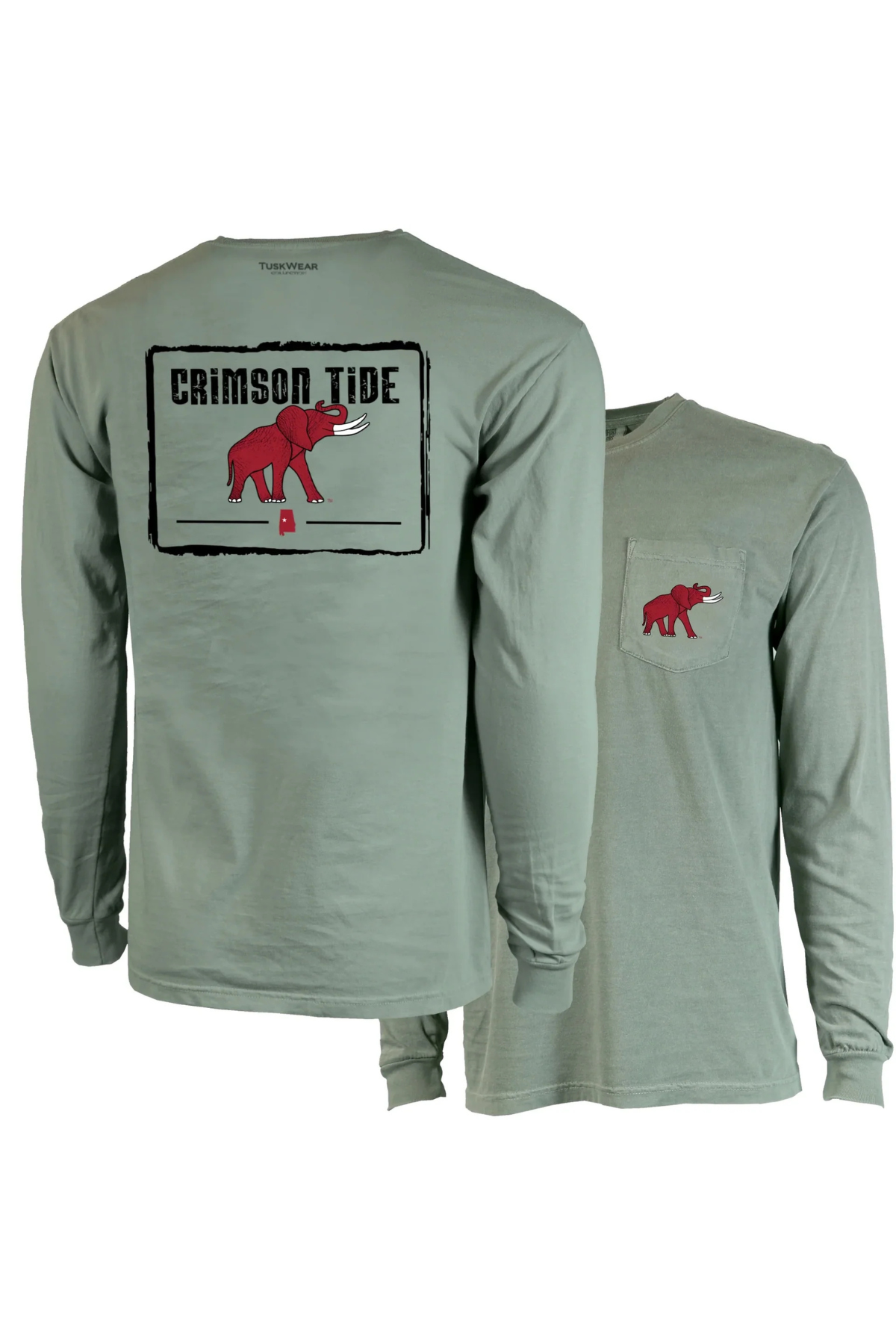 New Elephant Stamp Tee - Long Sleeve Tuskwear Collection