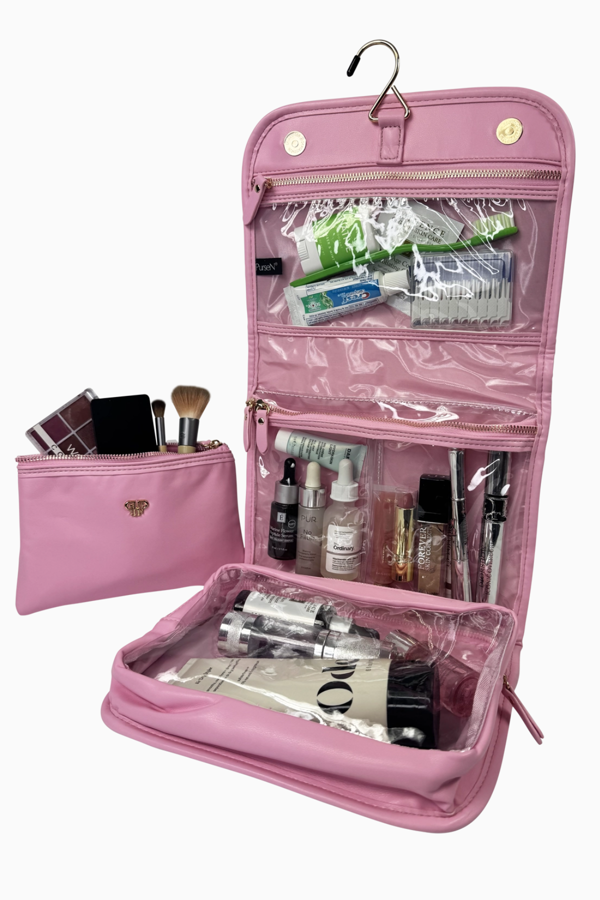 Classic Toiletry Case - Rose Quartz Pursen