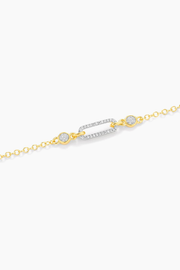 Meet me in the Middle Chain Bracelet in Gold Ella Stein