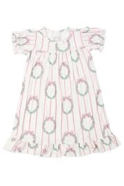 Girls Sugarplum Wreath Nightgown Hamner Hill