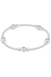 Purpose Pearl 6mm Bead Bracelet - Sterling | enewton enewton