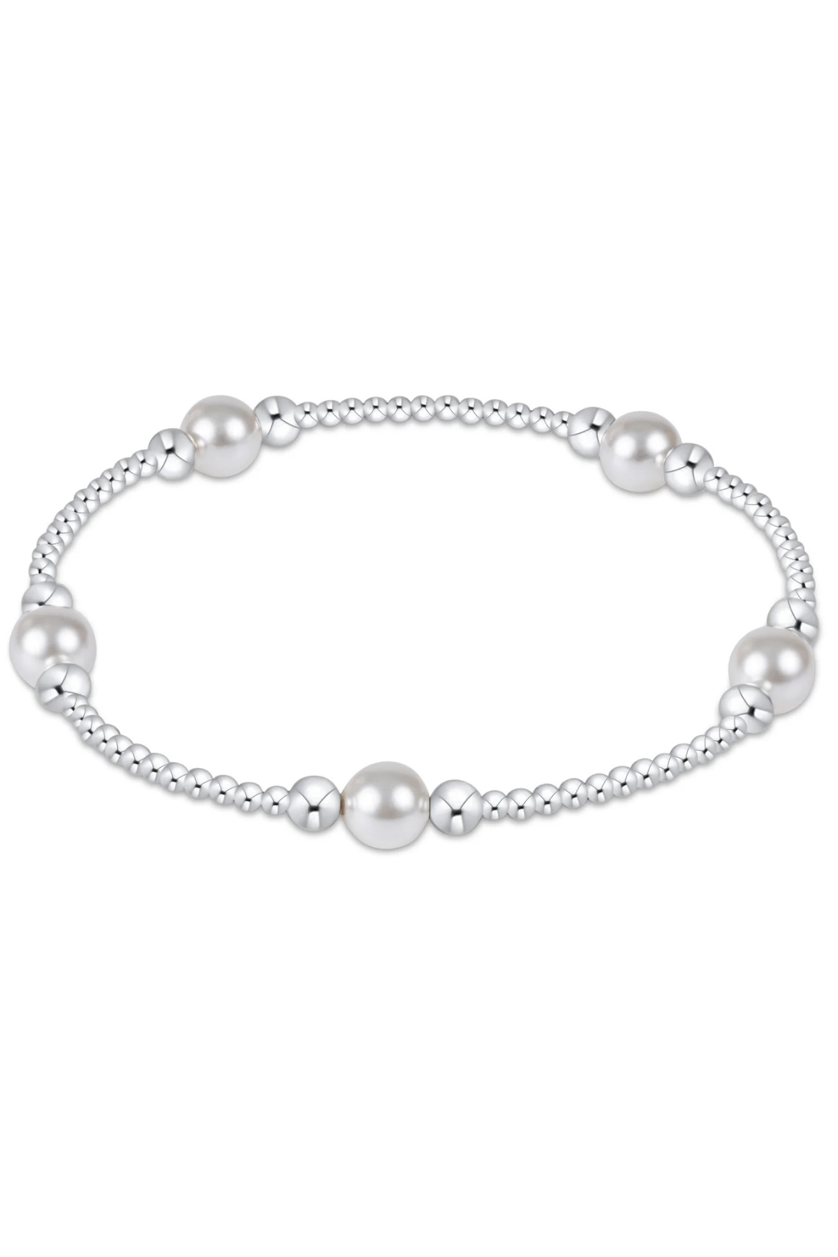 Purpose Pearl 6mm Bead Bracelet - Sterling | enewton enewton