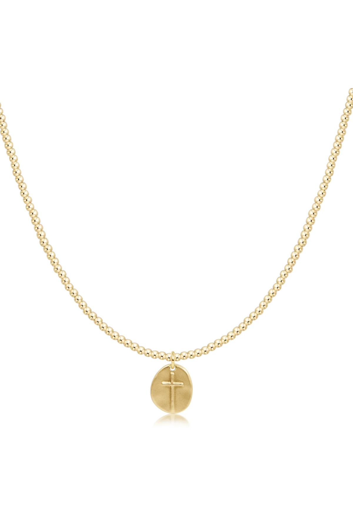 Choker Classic Gold 2mm Bead - Inspire Small Gold Charm | enewton enewton