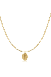 Choker Classic Gold 2mm Bead - Inspire Small Gold Charm | enewton enewton