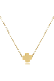 16" Necklace Gold - Signature Cross Gold | enewton enewton