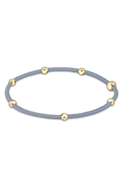 "E"ssentials Hair Tie - Dusty Blue | enewton enewton